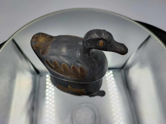 Vintage Duck Jewelry Container, 1950s-CAQ-1794953