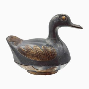 Vintage Duck Jewelry Container, 1950s-CAQ-1794953