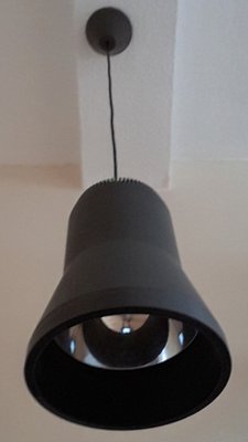 Vintage Dutch Dark Brown Plastic Ceiling Lamp from Philips, 1980s-HOI-1355153