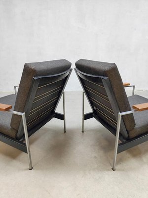 Vintage Dutch Sofa & Lounge Chairs by Rob Parry, 1950s, Set of 3-BW-1384786