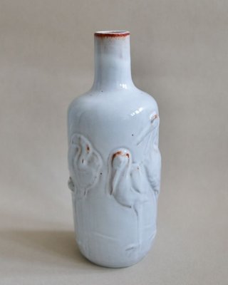 Vintage Earthenware Bottle Vase, 1950s-DKT-2015949