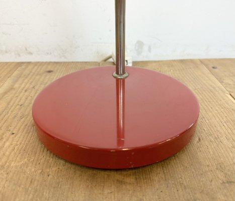 Vintage East German Red Table Lamp from Aka Leuchten, 1970s-CGF-1815243