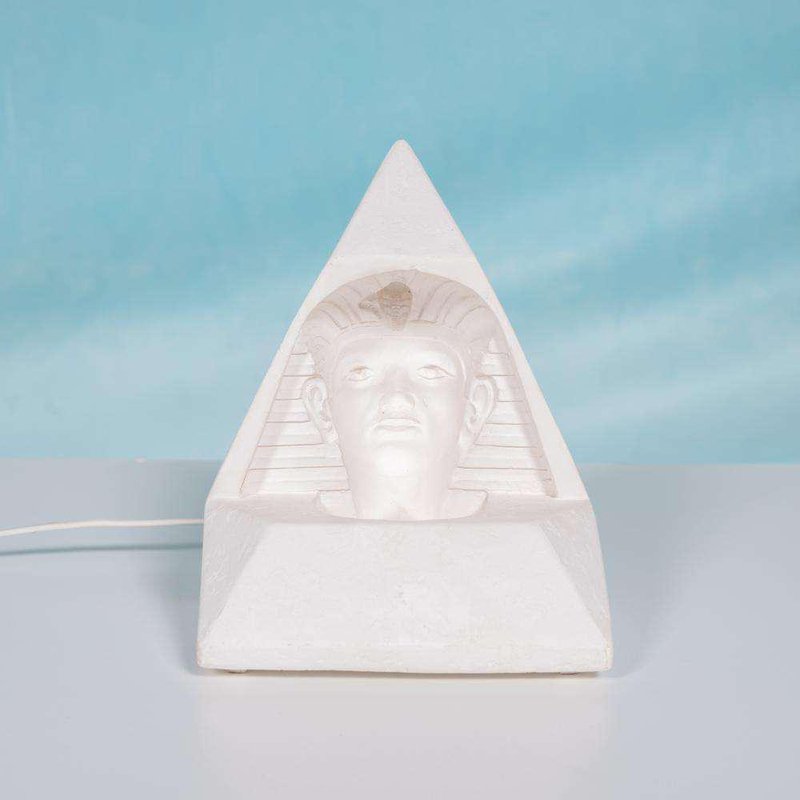 Vintage Egyptian Mood Stone Table Lamp, 1980s