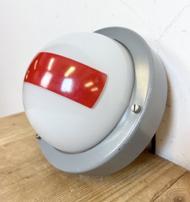 Vintage Emergency Wall Light from Elektrosvit, 1970s-CGF-1733946