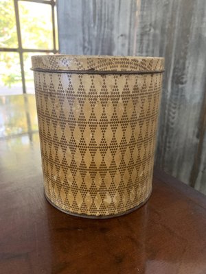 Vintage Enamel Flour Container, 1950s-OXJ-1733986