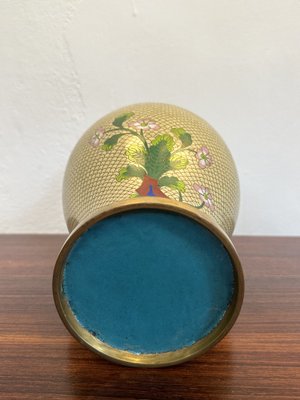 Vintage Enamelled Vase, 1950s-DPP-1747158