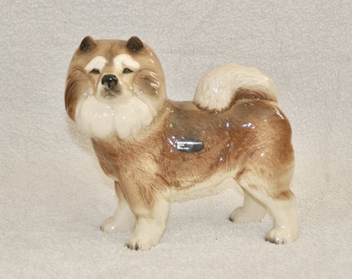 Vintage England Coopercraft Chow Chow Dog Figurine-ROJ-1807082