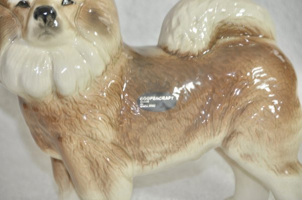 Vintage England Coopercraft Chow Chow Dog Figurine-ROJ-1807082