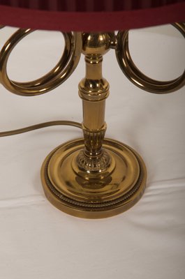 Vintage English Brass Table Lamp, 1950s-AX-1156375