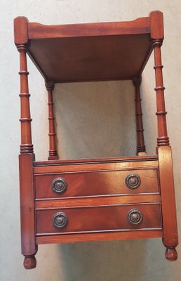 Vintage English Mahogany Side Table-QDP-811844