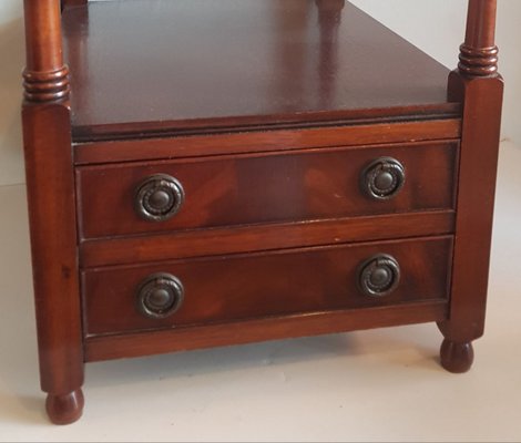 Vintage English Mahogany Side Table-QDP-811844