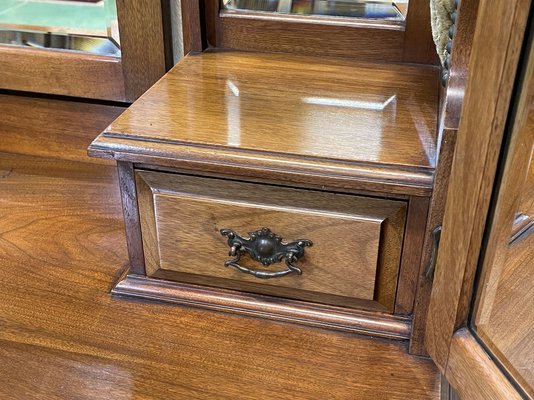 Vintage English Walnut Dresser-QYF-1118528