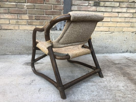 Vintage Espri Safari Lounge Chair in Bamboo from Ikea, Sweden, 1970s-EXJ-1793502