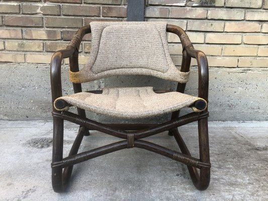 Vintage Espri Safari Lounge Chair in Bamboo from Ikea, Sweden, 1970s-EXJ-1793502