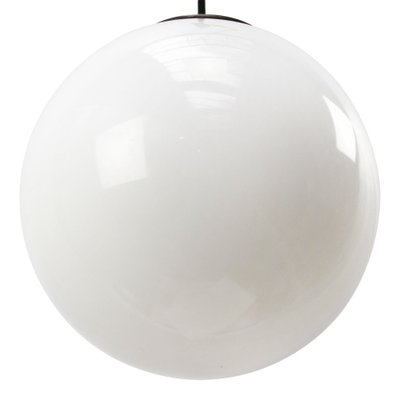 Vintage European White Opaline Pendant Light-BLS-1304012