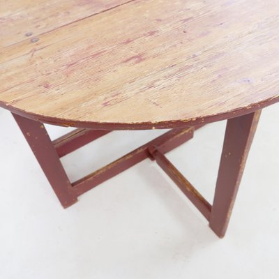 Vintage Extendable Drop-Leaf Dining Table-NYF-2018992