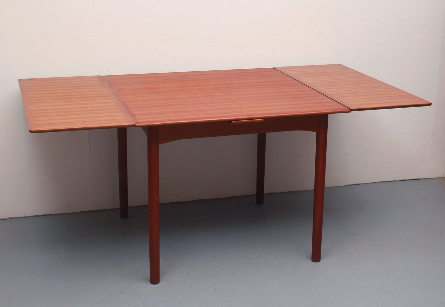 Vintage Extendable Square Dining Table in Teak from Sigh & Søns Møbelfabrik, 1965