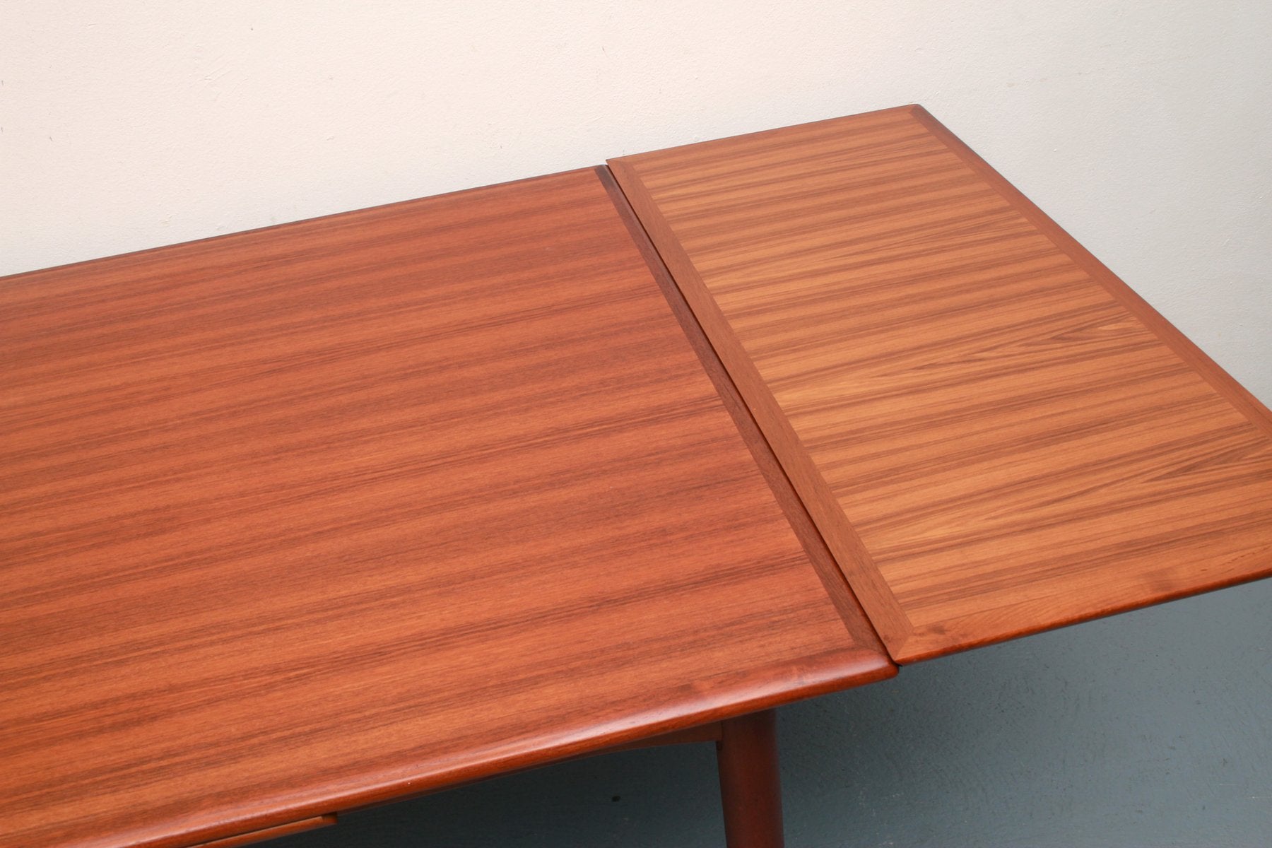 Vintage Extendable Square Dining Table in Teak from Sigh & Søns Møbelfabrik, 1965