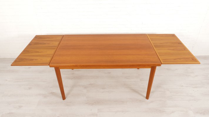 Vintage Extendable Teak Dining Table-HPM-2033928