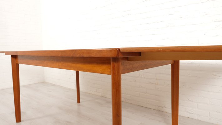 Vintage Extendable Teak Dining Table-HPM-2033928