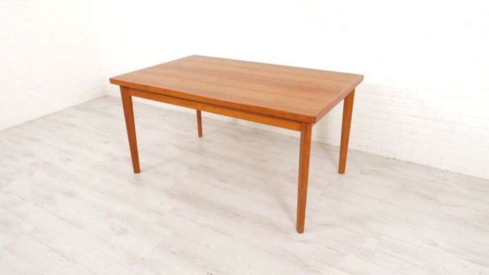 Vintage Extendable Teak Dining Table-HPM-2033928