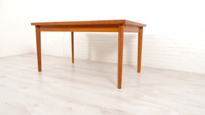 Vintage Extendable Teak Dining Table-HPM-2033928