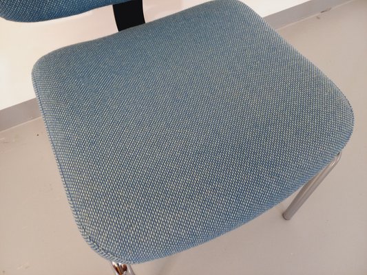 Vintage Fabric and Chrome Desk Chair, 1970s-AHO-1736950