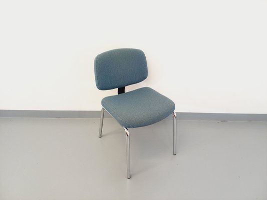 Vintage Fabric and Chrome Desk Chair, 1970s-AHO-1736950