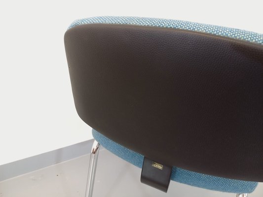 Vintage Fabric and Chrome Desk Chair, 1970s-AHO-1736950