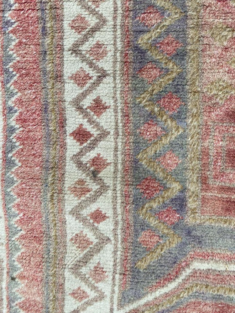 Vintage Faded Turkish Rug