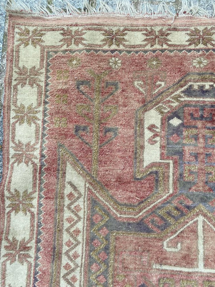 Vintage Faded Turkish Rug