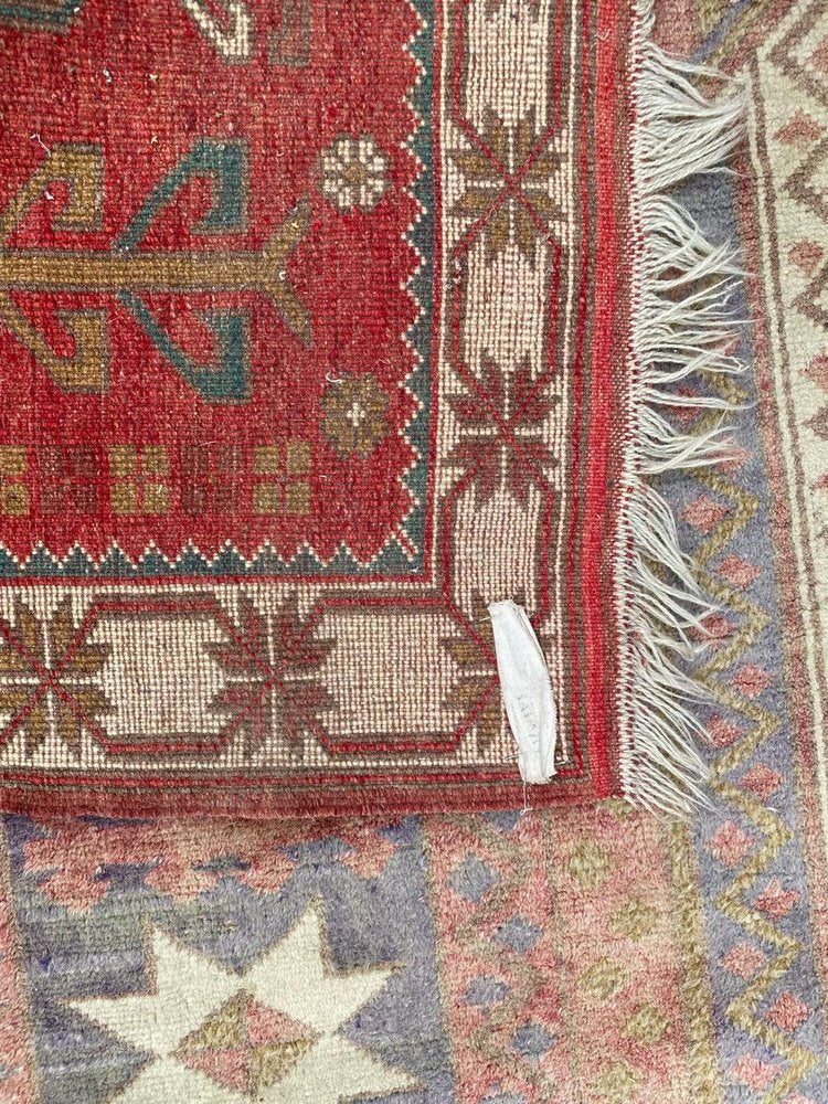 Vintage Faded Turkish Rug