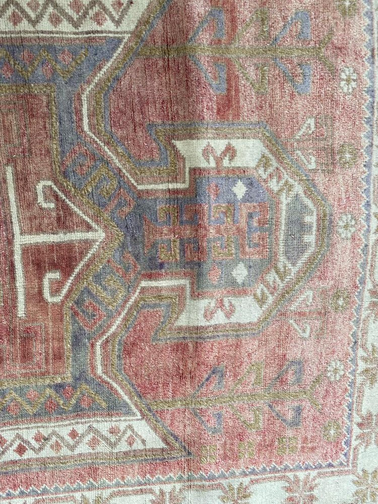 Vintage Faded Turkish Rug