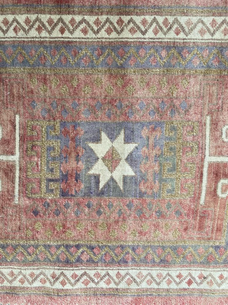 Vintage Faded Turkish Rug