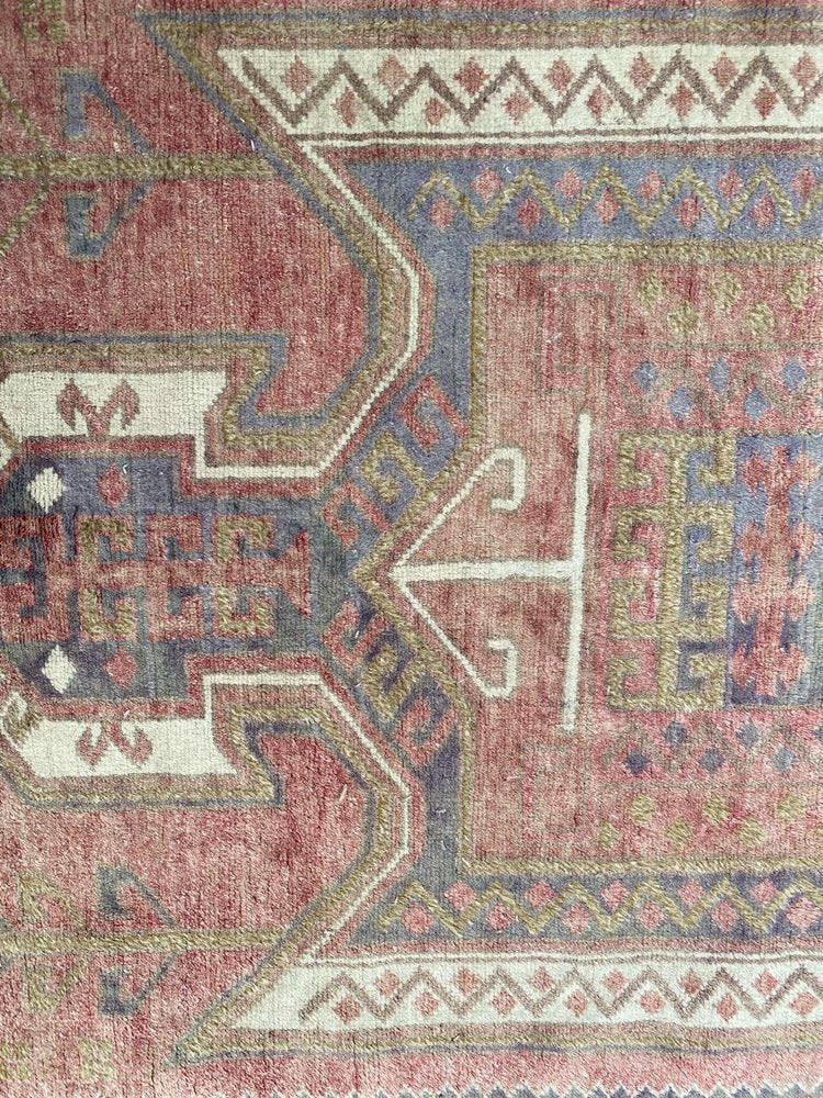 Vintage Faded Turkish Rug