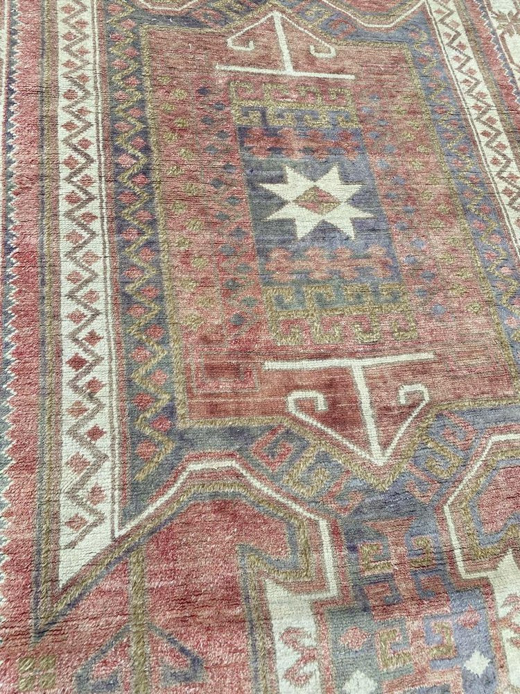 Vintage Faded Turkish Rug