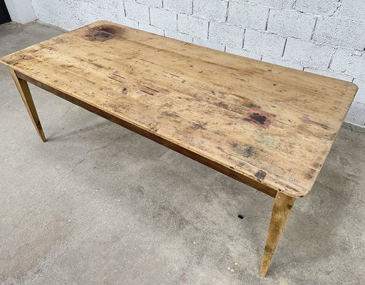 Vintage Farm Table, 1890s-PB-1700425