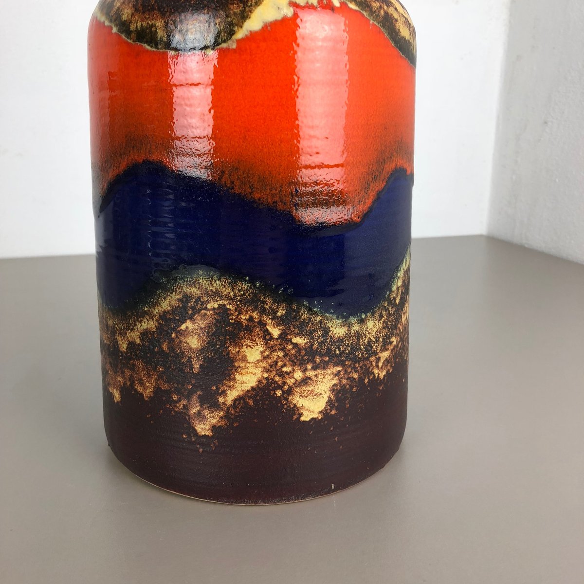 Vintage Fat Lava Ceramic Vase from Dümmler und Breiden