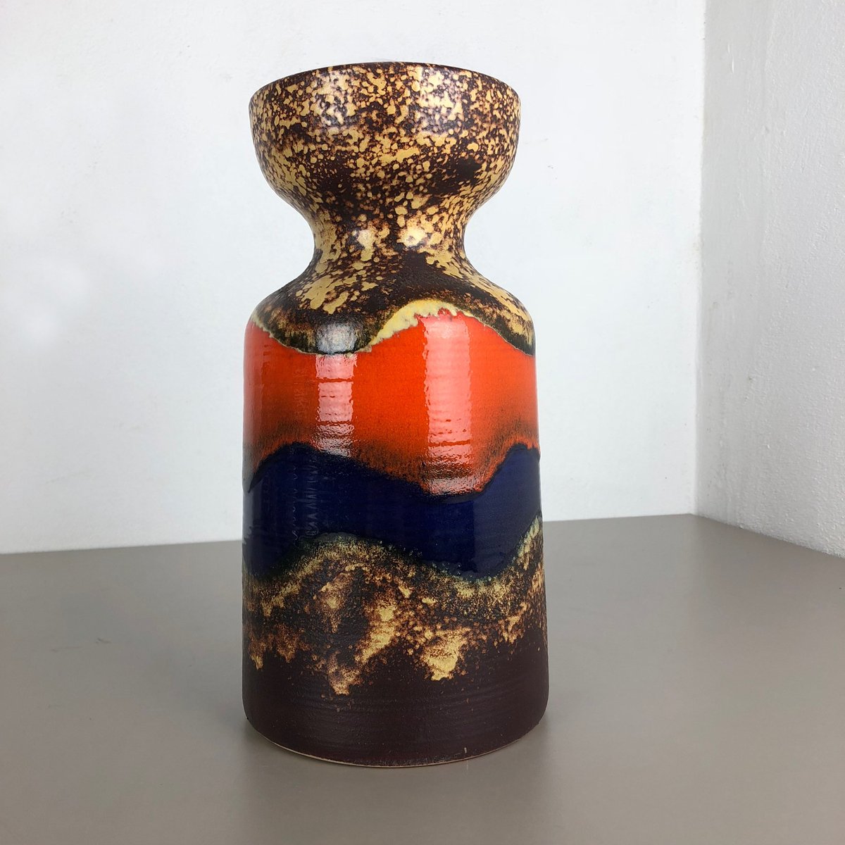 Vintage Fat Lava Ceramic Vase from Dümmler und Breiden