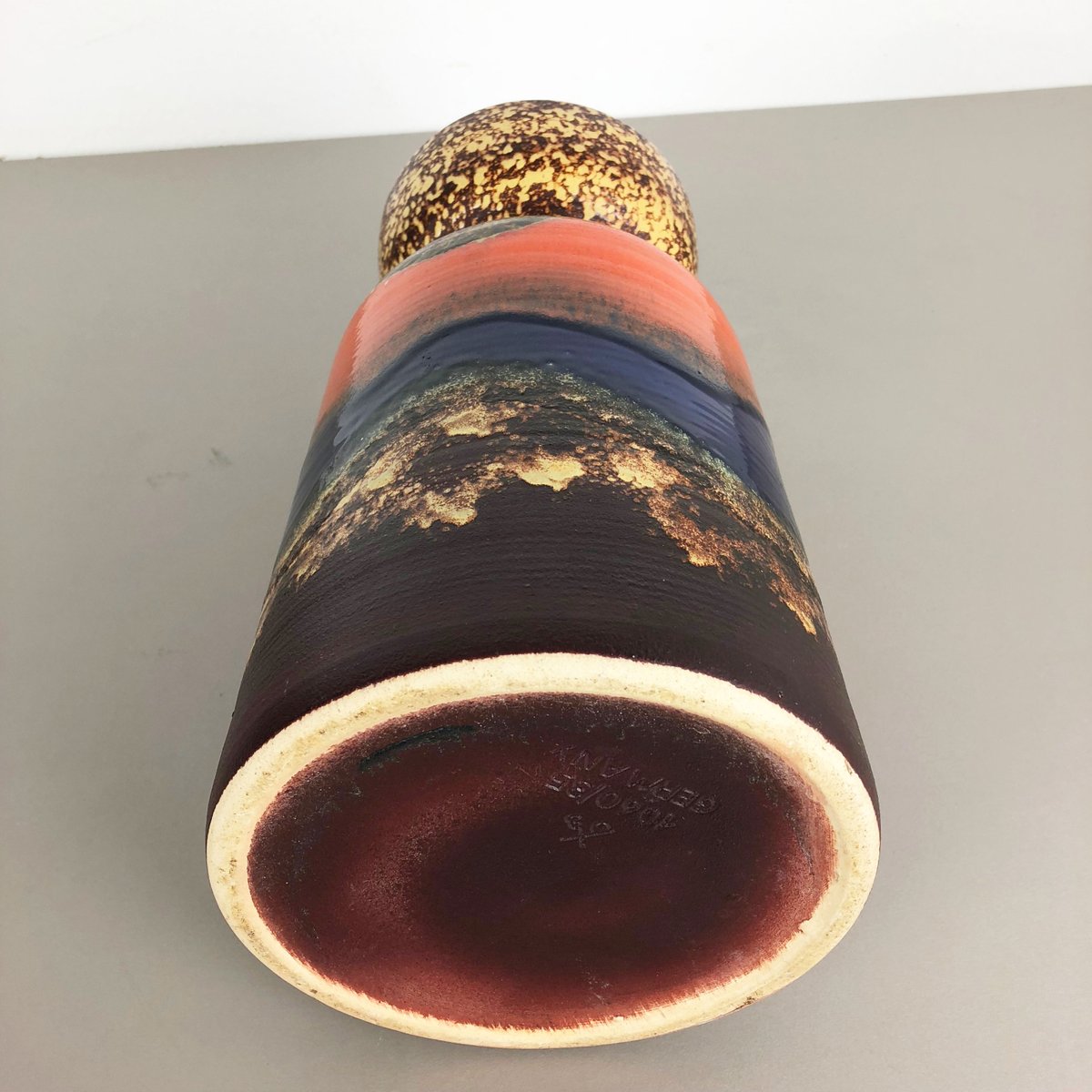 Vintage Fat Lava Ceramic Vase from Dümmler und Breiden