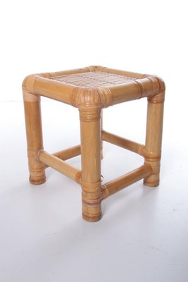 Vintage Faux Bamboo Dressing Table, France, 1980s, Set of 2-EZZ-1348273