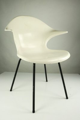 Vintage Fiberglass Shell Lounge Chair, 1970s-FUP-624470