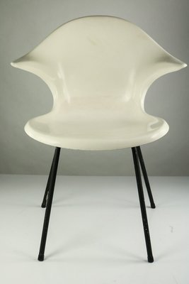 Vintage Fiberglass Shell Lounge Chair, 1970s-FUP-624470