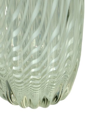 Vintage Filigrana Vase in White Murano Glass from Seguso, 1950-KGD-2020018