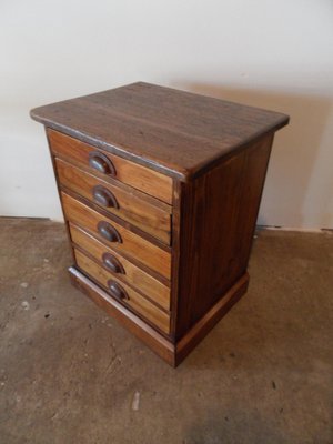 Vintage Filing Cabinet with 5 Drawers, 1950s-PNJ-1756054