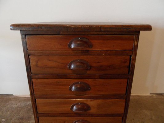 Vintage Filing Cabinet with 5 Drawers, 1950s-PNJ-1756054