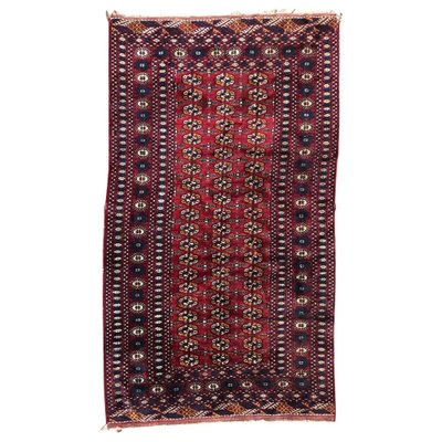 Vintage Fine Boukhara Afghan Rug-YMM-1062146