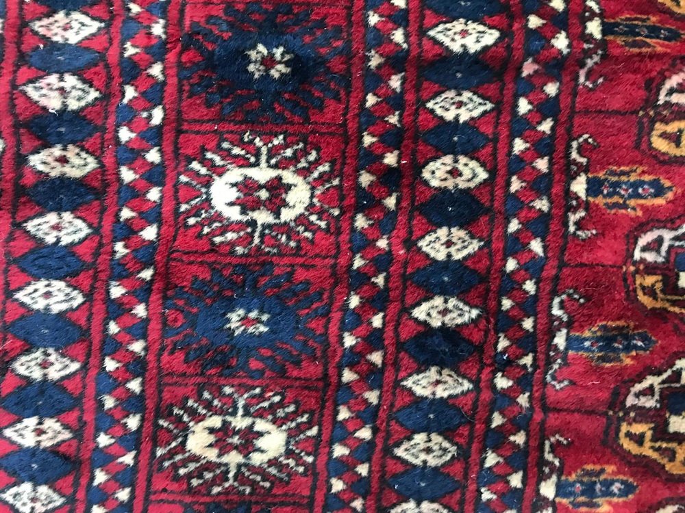 Vintage Fine Boukhara Afghan Rug