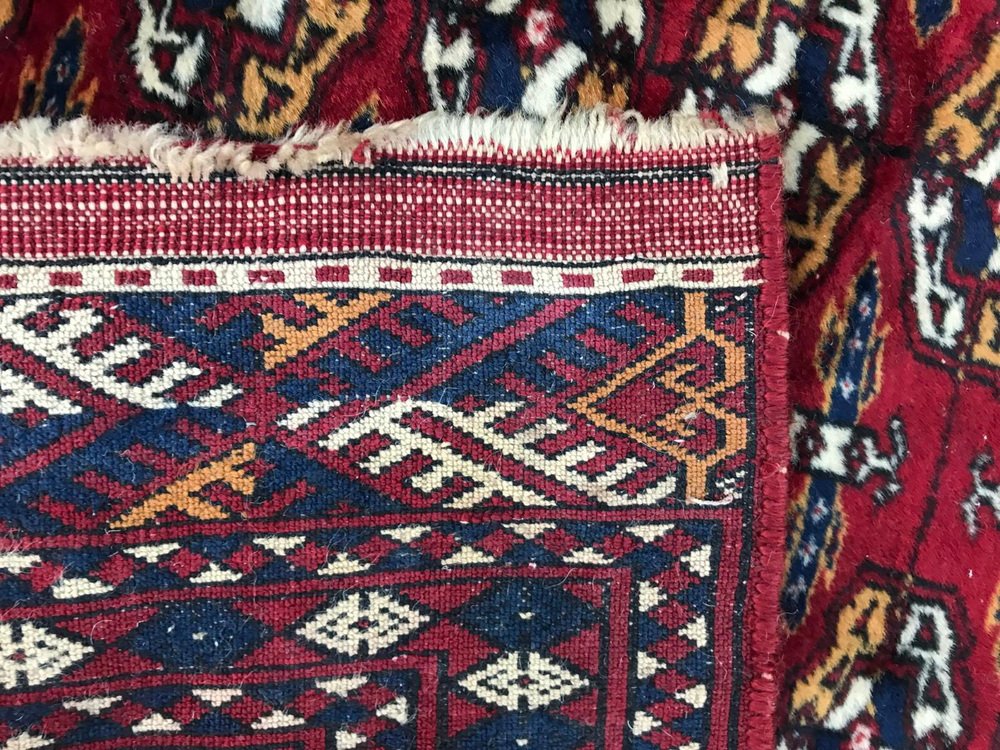 Vintage Fine Boukhara Afghan Rug