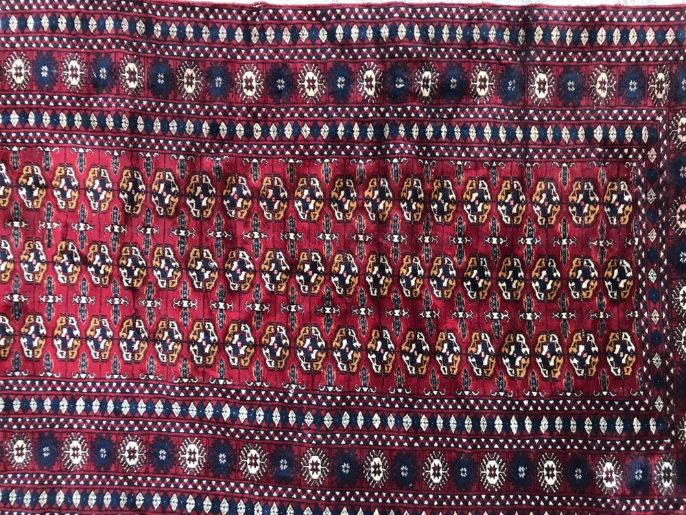 Vintage Fine Boukhara Afghan Rug